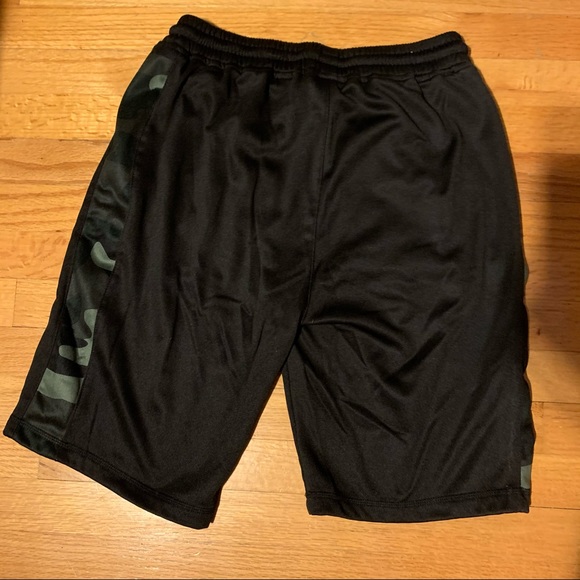Unipro Athletic Shorts Black Camouflage Medium - Picture 2 of 4